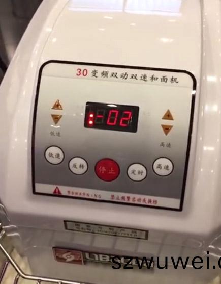 Inverter double speed dough mixer